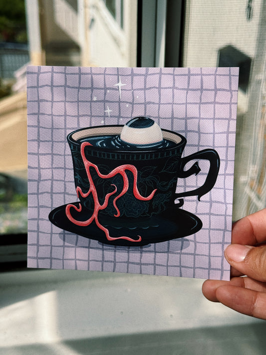 Tea-r Cup print