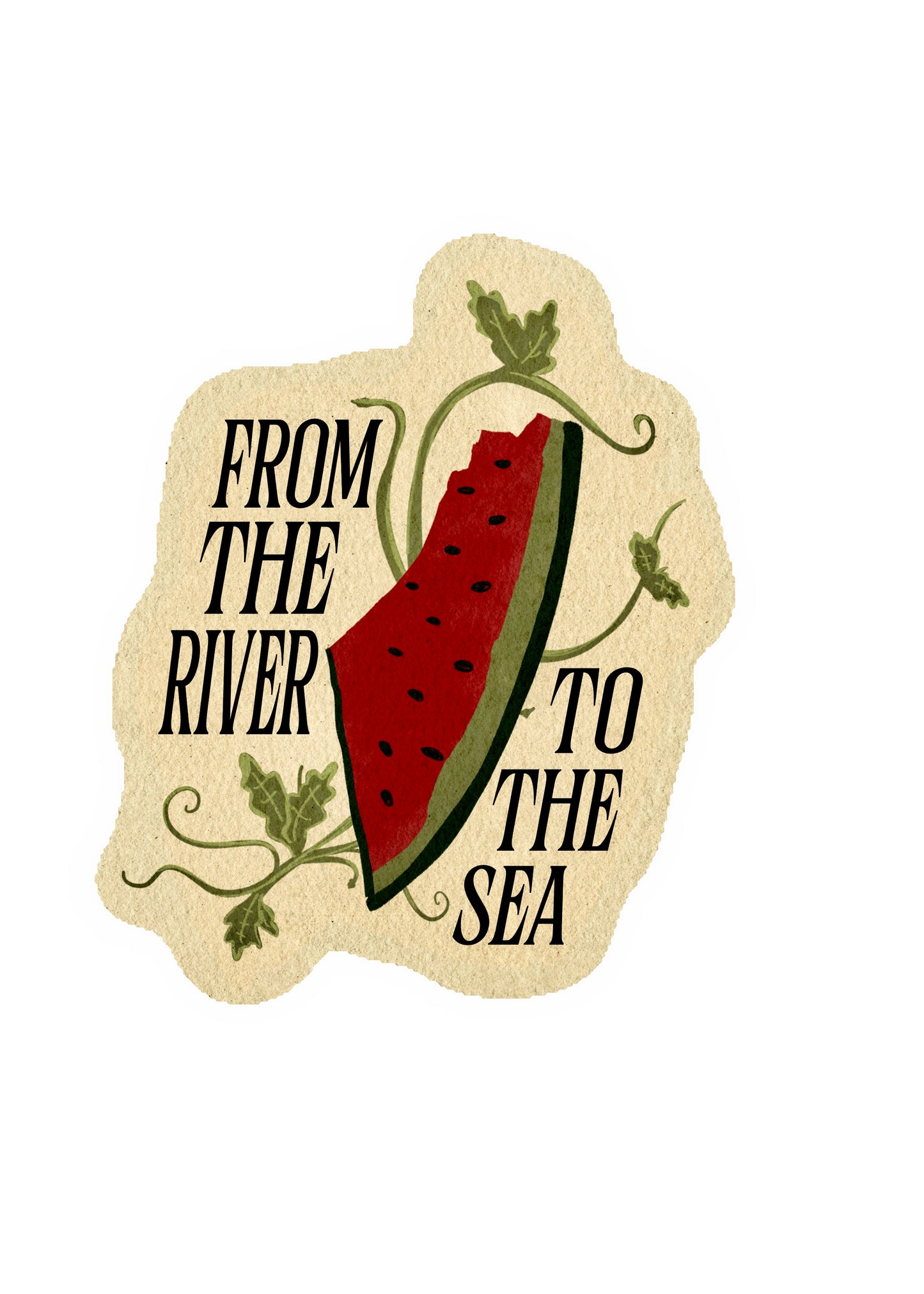 Watermelon Print & Sticker Set