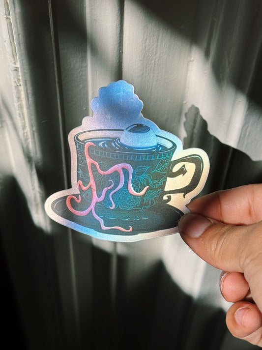 Tea-r Cup Sticker