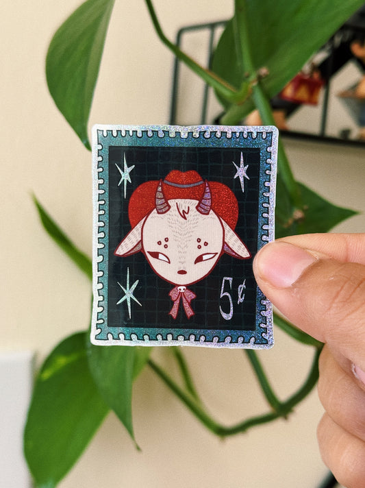 Cowboy Goaty Sticker