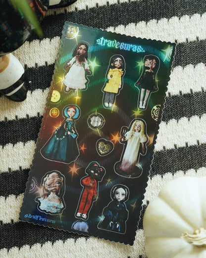 Horror Dolls Sticker Sheet