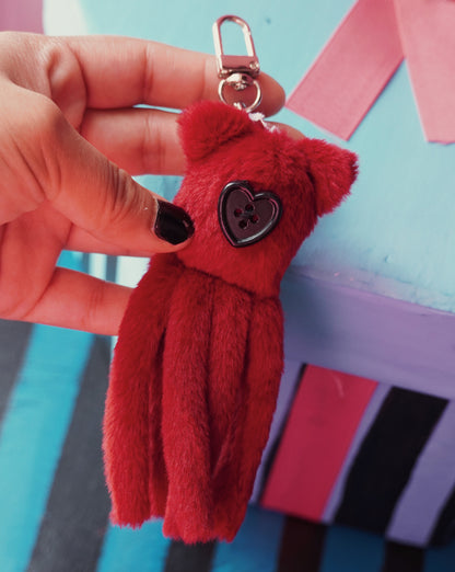 Burgundy Squid Keychain (preorder)
