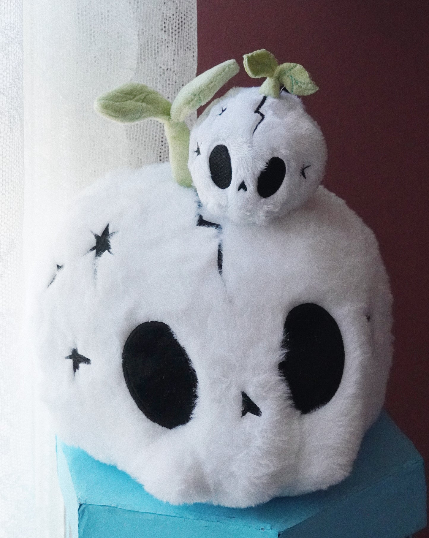 Sprout Skull Keychain