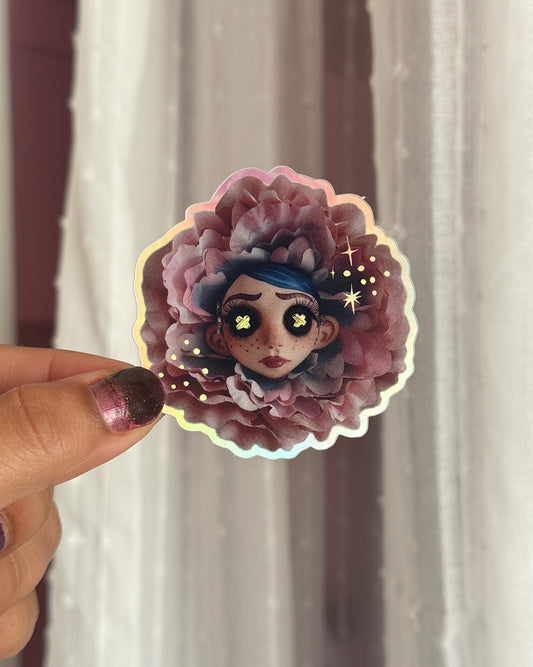 Coraline Mourning Flower sticker