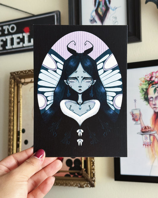 Moth Girl Print