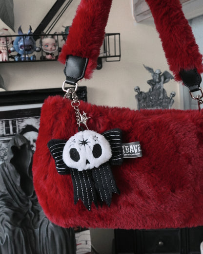 Skully Bow Keychain