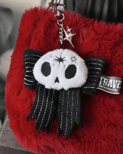 Skully Bow Keychain