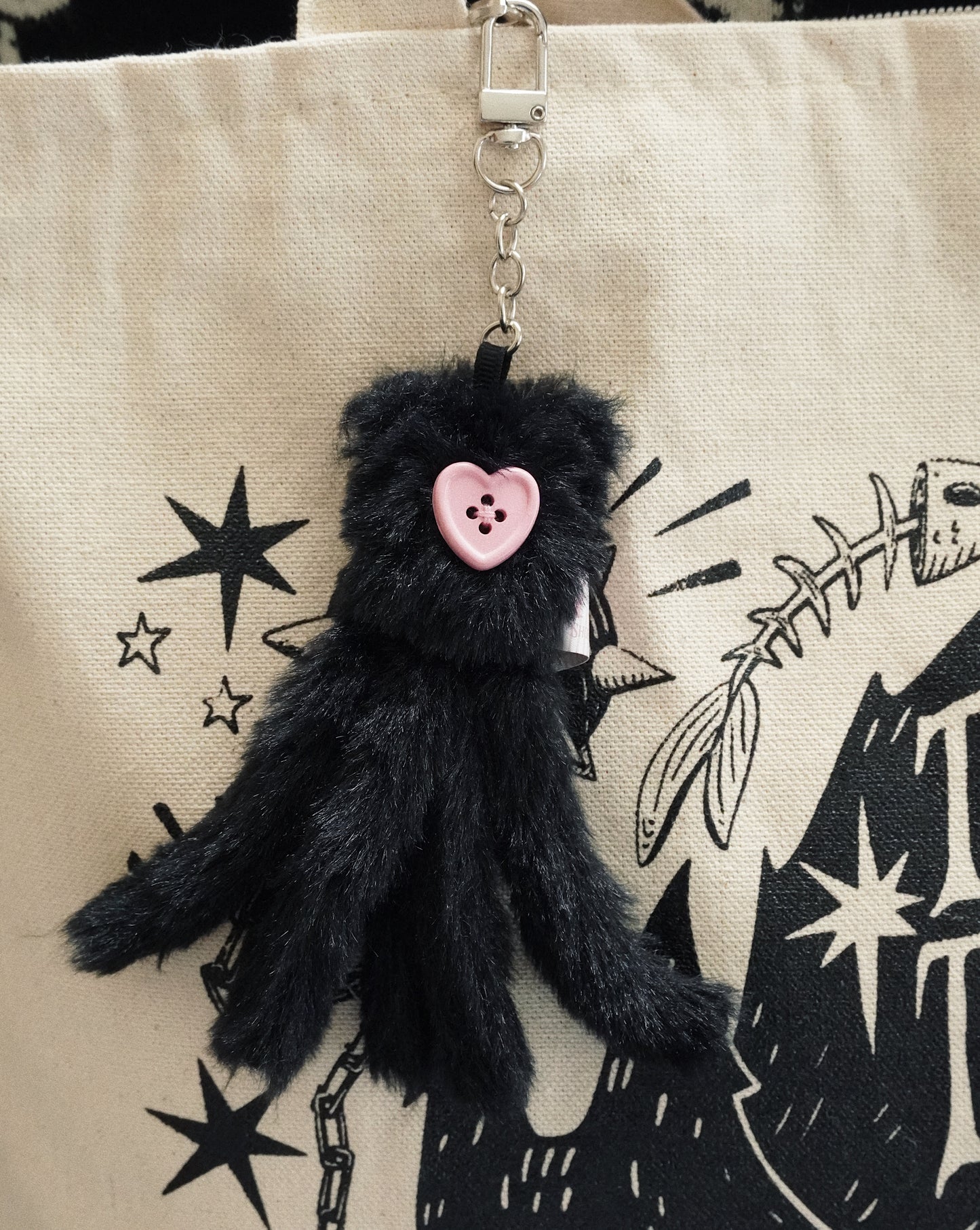 Black Squid Keychain