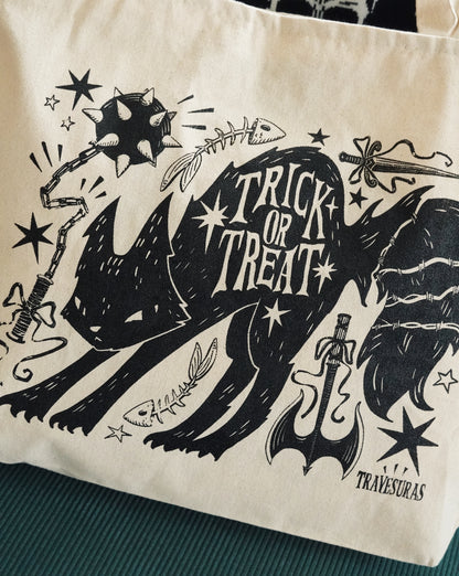 Trick or Treat Tote Bag