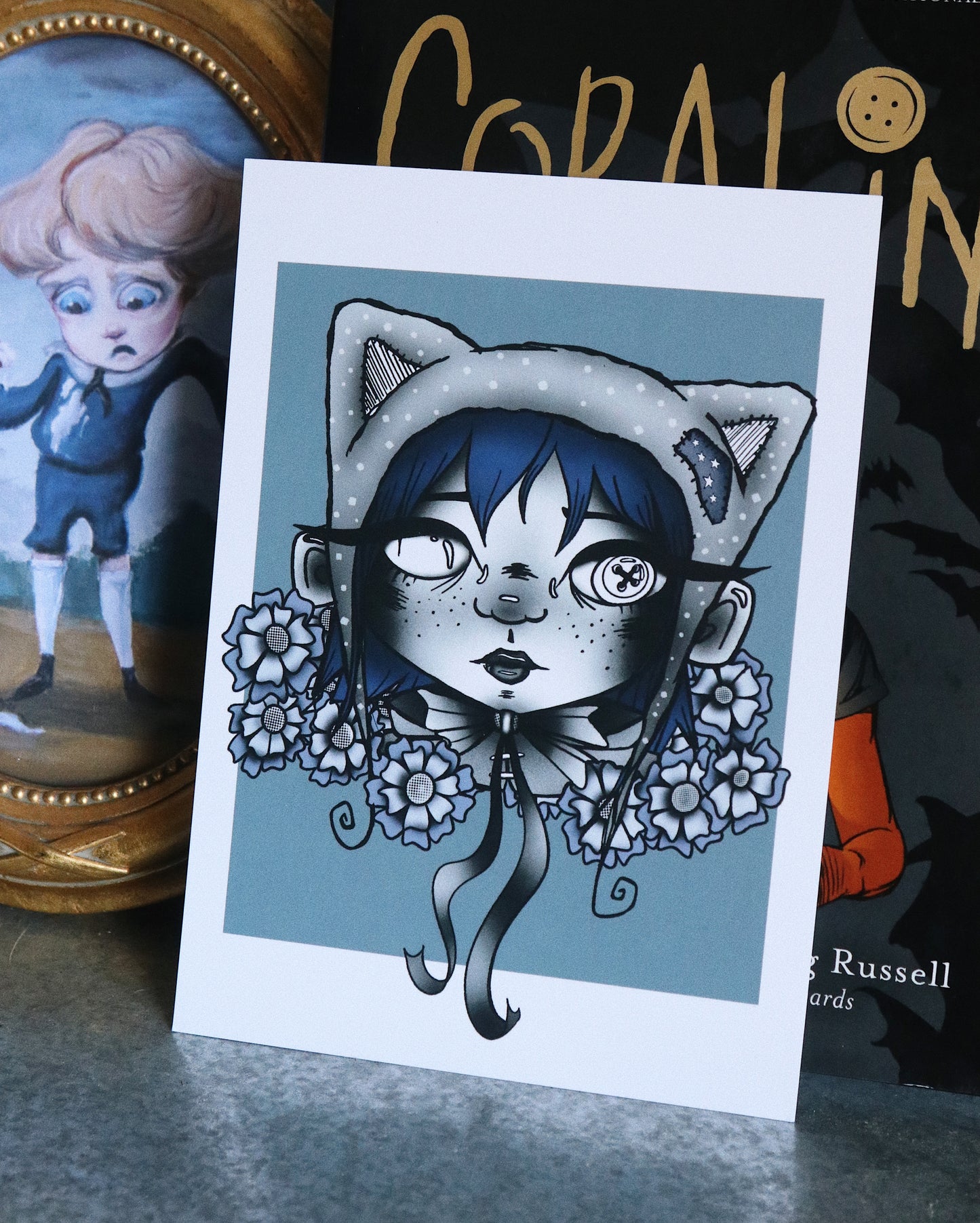 Cat Girl Print