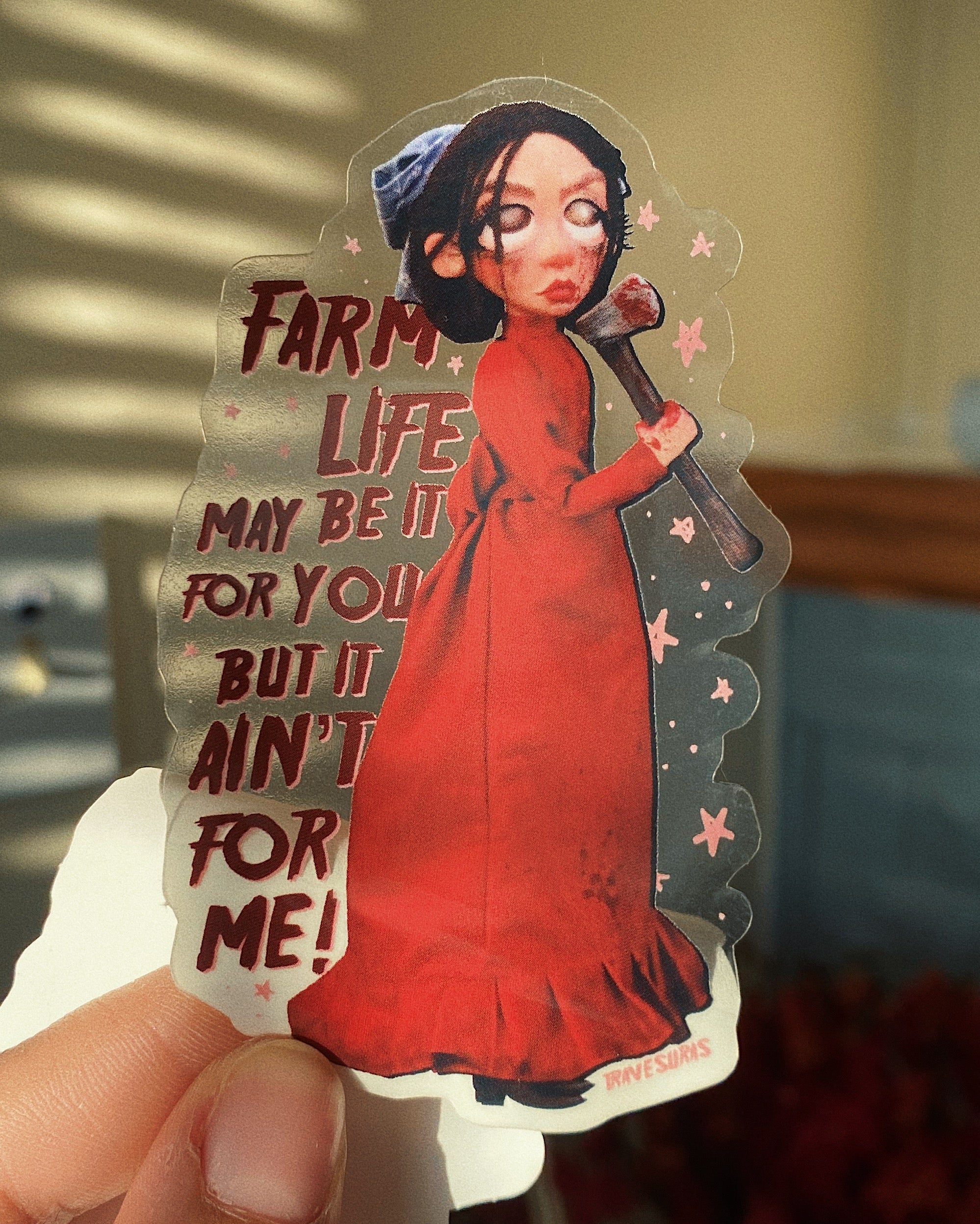 Pearl Clear Sticker – shoptravesuras